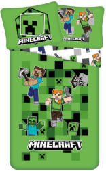 Minecraft Out of the Box ágyneműhuzat 140×200cm, 70×90 cm microfibre - anrishop