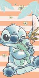 Disney Lilo és Stitch, A csillagkutya Tropical Hugs fürdőlepedő, strand törölköző 70x140cm