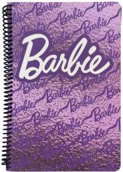Barbie Purple B/5 vonalas spirál füzet 70 lapos