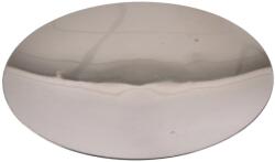 Indecor Tăviță metalică argintie pentru lumânare 12 × 12 cm