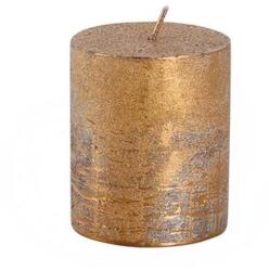 Provence Lumânare cilindrică rustică PROVENCE, cuprată 6 × 7 cm