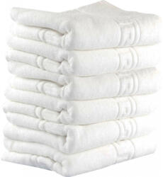 Kotonia Home Set 6 prosoape Kotonia Home Hotel - Greek Border Jacquard, 30x50 cm, 100% bumbac, alb (004440-3050) Prosop