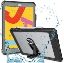 SHELLBOX Husa pentru iPad 10.2" (2019 / 2020 / 2021) - ShellBox Waterproof IP68 - Black (KF2325595) - vexio
