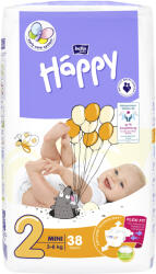 Bella Scutece copii Happy, Mini, Marimea 2, 3-6 kg, 38 bucati