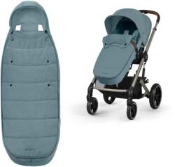 Cybex Sac de iarna pentru carucior Cybex Gold Footmuff Stormy Blue, 6 luni-3 ani - TOG 5, captuseala fleece, rezistent la apa (524000002)