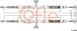 Cofle 11.5944 - Cablu, frana de parcare - CABLU. FRANA DE PARCARE - compatibil 522452 - Cofle-11.5944 (COFLE115944)