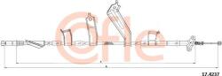Cofle 17.4237 - Cablu, frana de parcare - CABLU FRANA DE PARCARE - compatibil Honda - Cofle-17.4237 (COFLE174237)