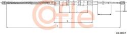 Cofle 10.9037 - Cablu, frana de parcare - CABLU. FRANA DE PARCARE - compatibil Skoda - Cofle-10.9037 (COFLE109037)