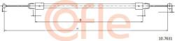 Cofle 10.7631 - Cablu, frana de parcare - CABLU. FRANA DE PARCARE - compatibil Vw - Cofle-10.7631 (COFLE107631)