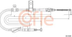 Cofle 10.5166 - Cablu, frana de parcare - CABLU. FRANA DE PARCARE - compatibil Land - Cofle-10.5166 (COFLE105166)