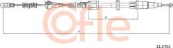 Cofle 11.5753 - Cablu, frana de parcare - CABLU. FRANA DE PARCARE - compatibil 522643 - Cofle-11.5753 (COFLE115753)