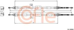 Cofle 92.11. 5456 - Cablu, frana de parcare - Cofle-92.11. 5456 (COFLE92115456)