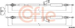 Cofle 10.8228 - Cablu, frana de parcare - CABLU FRANA DE PARCARE - compatibil 31362965 - Cofle-10.8228 (COFLE108228)