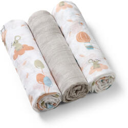 BabyOno Bamboo cloth diaper - grey 70x70 cm 3 pcs (397/09)