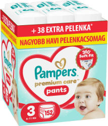 Pampers Premium Care Pants 3 6-11 kg 152 pcs