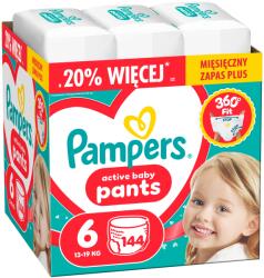 Pampers Active Baby Pants 6 13-19 kg 144 pcs