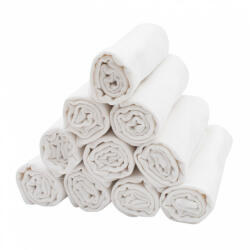 New Baby Cotton cloth diaper PREMIUM 80x80 cm - white 10 pcs