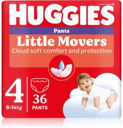 Huggies Little Movers Pants 4 9-14 kg 36 pcs