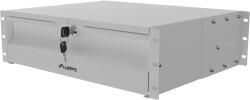 Lanberg 19" Drawer 3U/483x360 mm max load capacity up to 90 kg 4 point assembly, Grey (AK-2003-S)