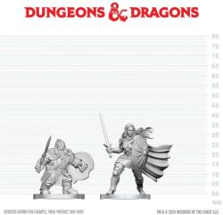 WizKids D&D Nolzur's Marvelous Miniatures - Dwarf Fighter & Orc Paladin (634482908877) Figurina