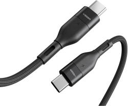 VEGER Cablu de Incarcare si transfer de date Veger CC01 de la Type C la Type C 120 cm 60W Negru (6970453554570)