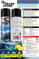 Silverstone Solutie Igienizare Aer Conditionat Auto Silverstone AirCon Refresher Lemon - 150 ml