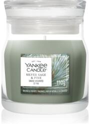 Yankee Candle Silver Sage & Pine lumânare parfumată Signature 110 g