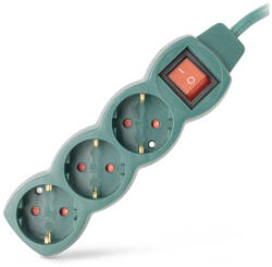 Entac 3 Plug 3 m Switch (ESE1-5G3-3-SW-G)