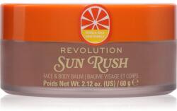 Revolution Sun Rush Face & Body Balm balsam After Sun cu efect iluminator culoare Vanilla Gold 60 g