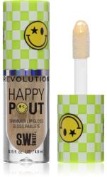 Revolution Beauty Happy Pout Shimmer Lip Gloss csillogó ajakfény árnyalat SunBeam 4.6 ml