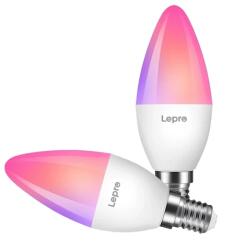 Lepro BC1-EU-2-W E14 LED-izzó, Wi-Fi és Bluetooth (BC1-EU-2-W)