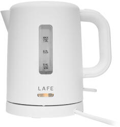 Lafe AquaLite, 1100 W, 1 liter, 360°-ban forgó talp, Vízkőszűrő, Rejtett fűtőelem, Fehér, Vízforraló (LAFCZA47952)