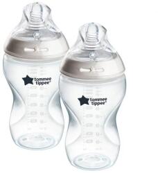 Tommee Tippee Biberon cu auto-sterilizare Natural Start 3 luni+ 340 ml 2 buc. TT. 0037