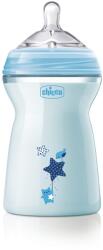 Chicco Biberon cu tetină din silicon 330 ml. 6+ Natural Feeling băiețel 0245