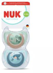 Nuk Suzetă din silicon First Choice 18+ luni, 2 buc. , Broască țestoasă/Balena