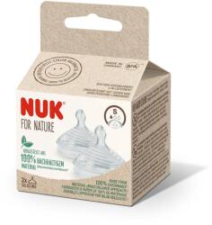 Nuk for Nature Tetine din silicon Softer, mărimea S, 0+ luni, 2 buc. , 10124025