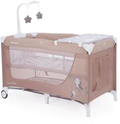 Kikkaboo Pătuț pentru bebeluși cu 2 niveluri Day&Night Beige Bird 31003010044