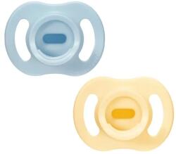 Tommee Tippee Suzetă ortodontică Ultra Light Stay Put 0-6 luni, 2 buc. , galben/albastru TT. 0299