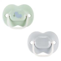 Tommee Tippee Suzetă ortodontică Anytime 0-6 luni, 2 buc. , albastru/verde, Păsărică TT. 0268