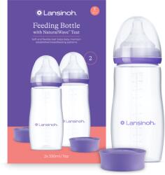 Lansinoh Set de biberoane cu tetină NaturalWave, 2 buc. , 330 ml. 75540