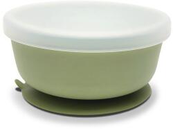 Lorelli Cupă de vid din silicon cu capac Lorelli, Fresh Green Natural 10230640004 Set pentru masa bebelusi