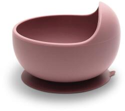 Lorelli Bol sub vid din silicon Lorelli, culoare Natural Deep Pink 10230650002 Set pentru masa bebelusi