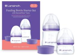 Lansinoh Set de biberoane cu tetină Starter Set NaturalWave, 2 buc. , 60 ml/160 ml, 76440