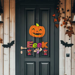  Halloween-i dekoráció - tök - akasztható - 45 x 23 cm (56581)
