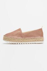 Bullboxer Bullboxer, Lapos talpú espadrilles, Sötét rózsaszín, Fehér, Tevebarna, 39 (155020F4S-ROSE-39)