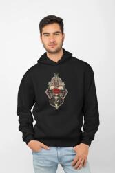 D&B Unisex Hoodie ZN00014 Rock Fekete-Méret 2XL (ZN00014 Rock Black 2XL)