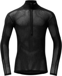 Devold Wool Mesh Pro Zip Neck Man férfi funkcionális póló L / fekete