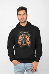 D&B Unisex Hoodie ZN00013 Meowtallica Fekete-Méret 3XL (ZN00013 Meowtallica Black 3XL)