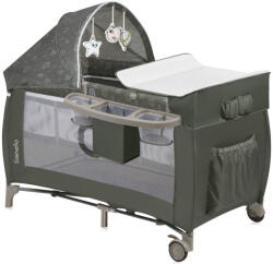 Lionelo Sven Plus Multifunkciós utazóágy - Beige Olive - aprotalpak