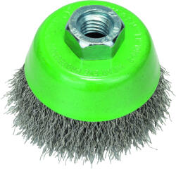 Bosch Perie-oală pentru polizor unghiular şi polizor drept - sârmă ondulată, inoxidabilă 65 mm (2609256501)